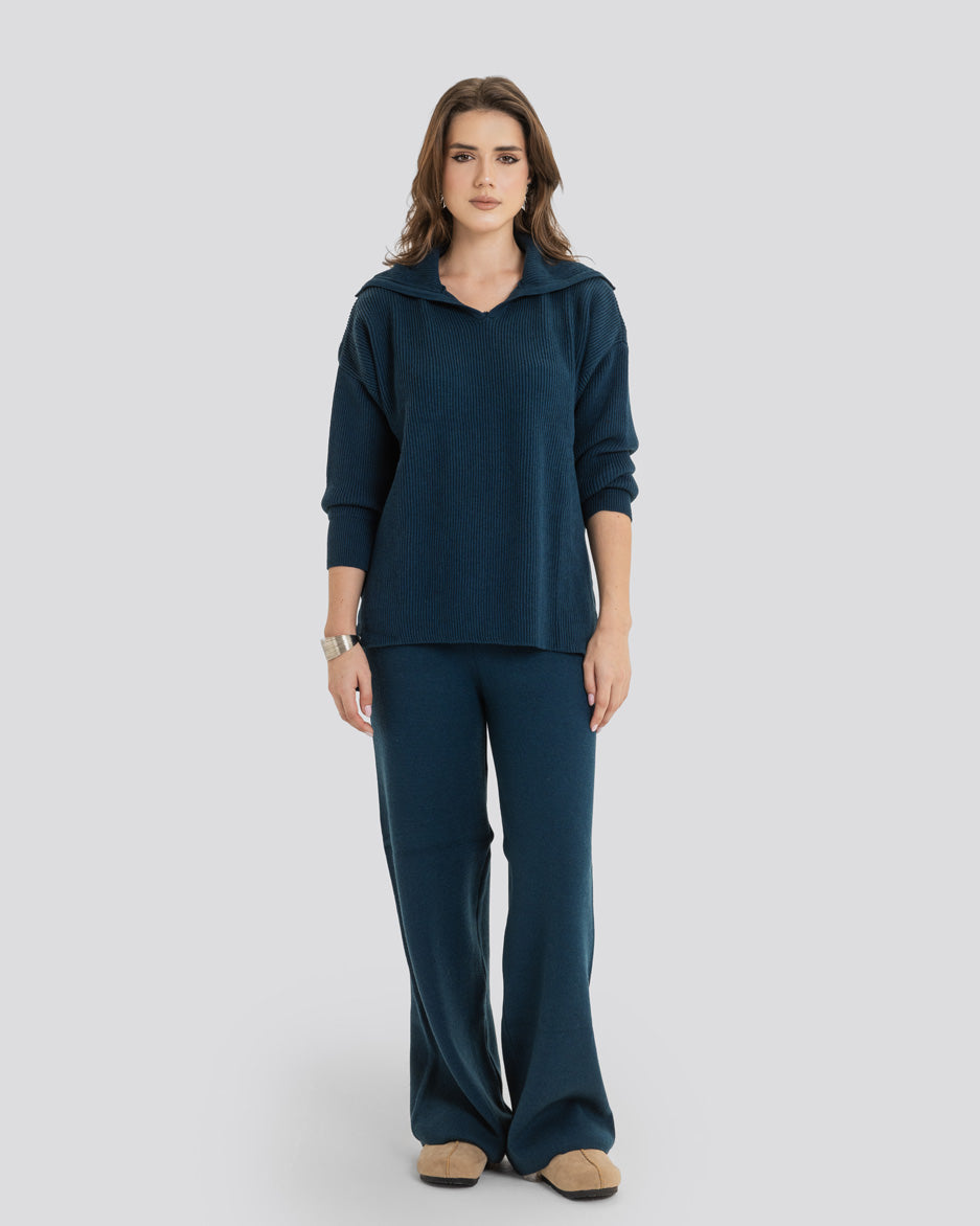 Warm Embrace Set-Teal