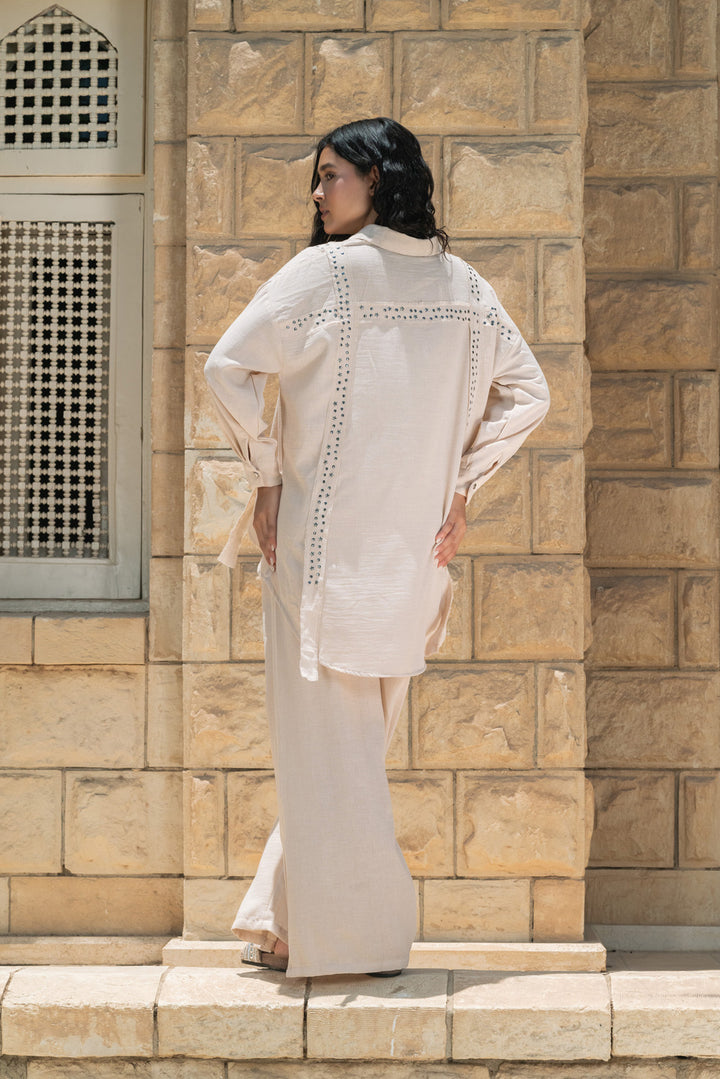 Into the stars studs set - Beige