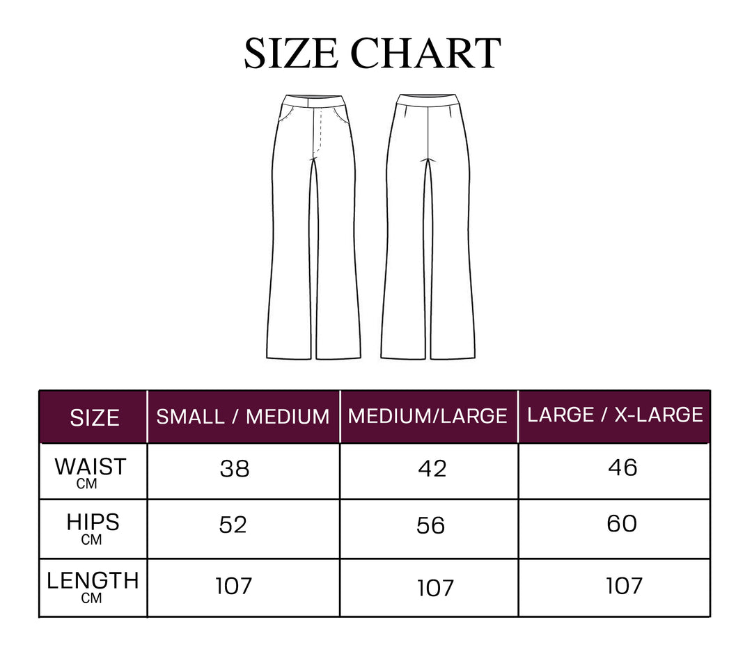 Flare Leather Pants-Burgundy