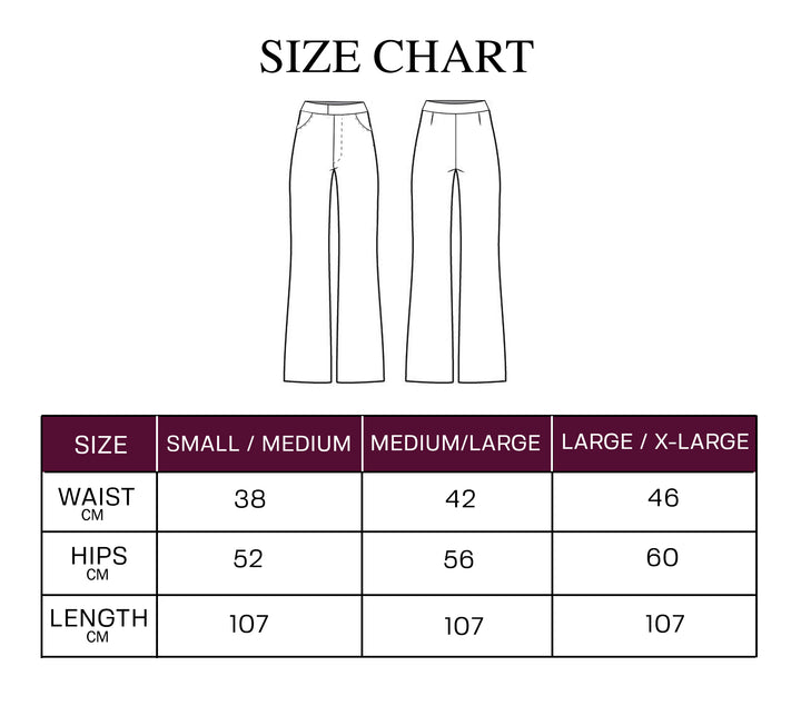 Flare Leather Pants-Burgundy