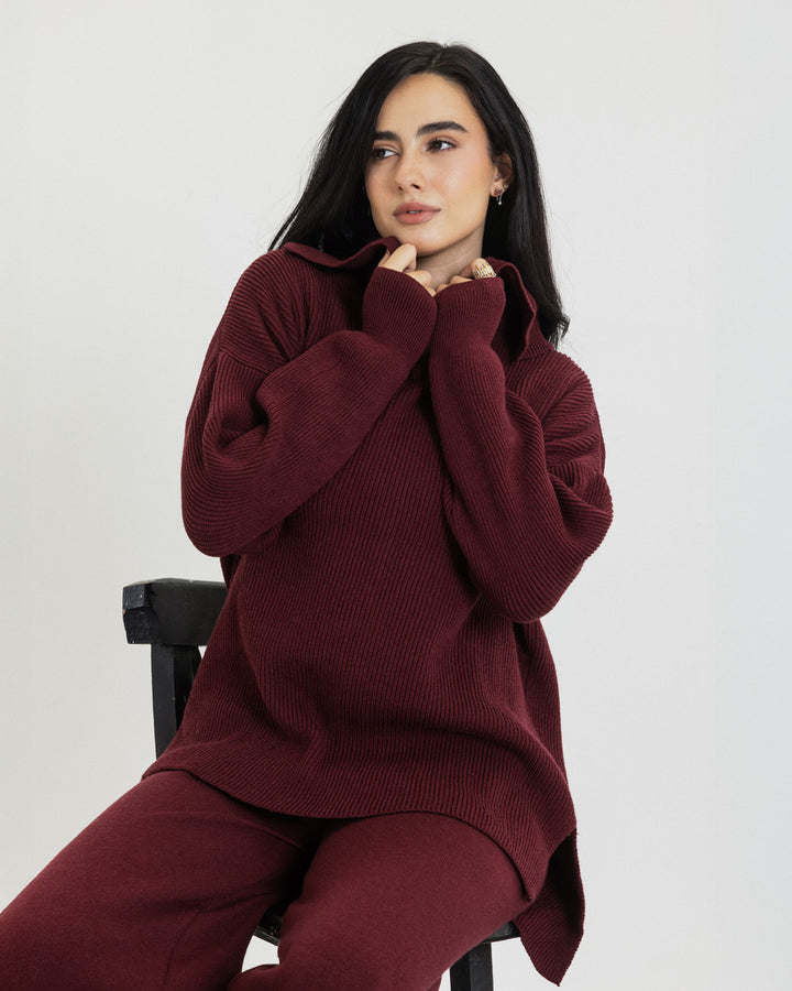 Warm Embrace Set-Burgundy