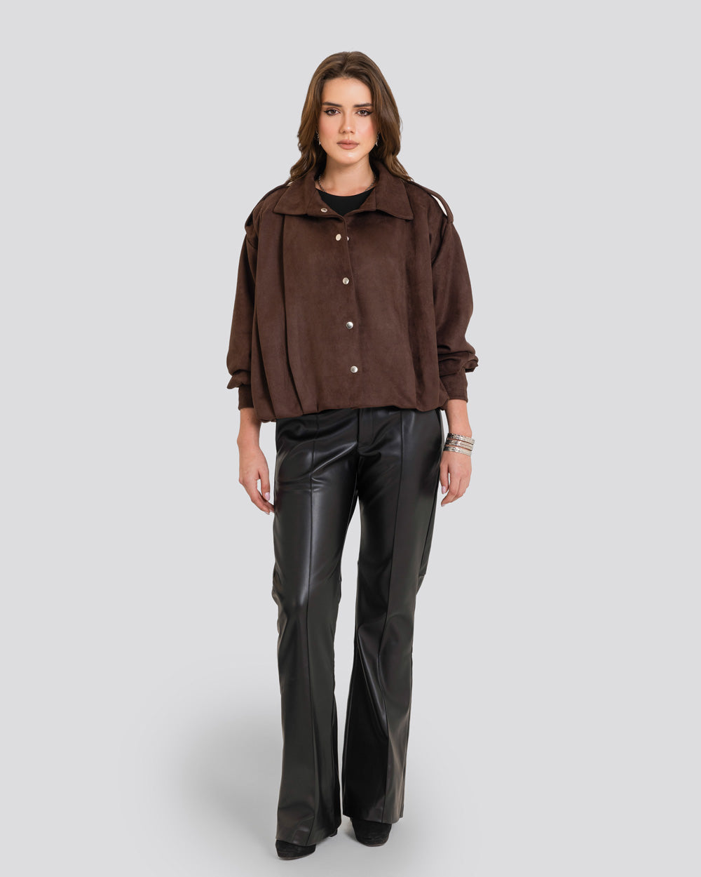 The Fold Jacket - Brown