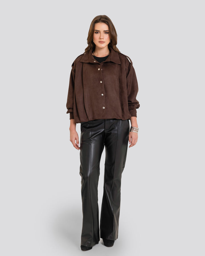 The Fold Jacket - Brown