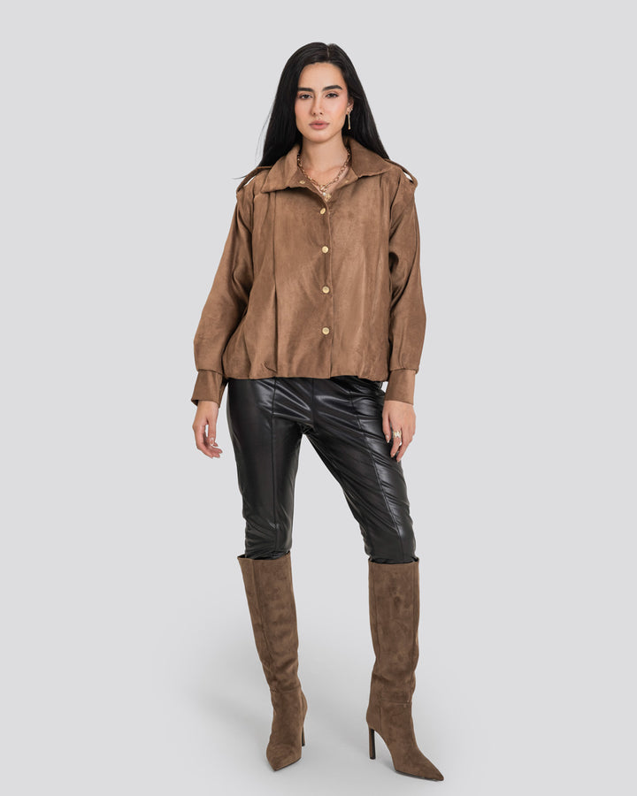 The Fold Jacket - Camel