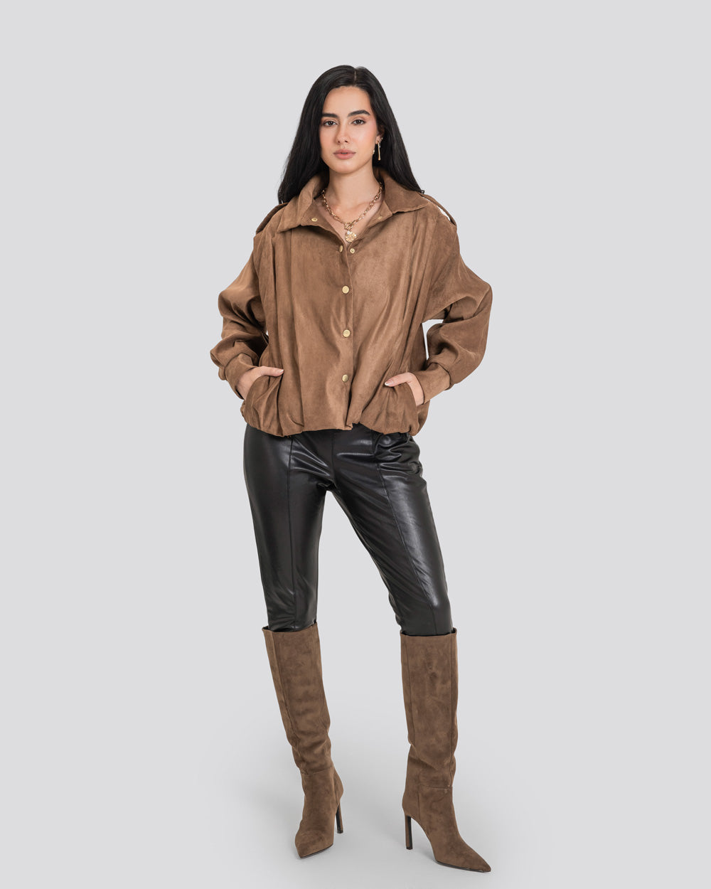 The Fold Jacket - Camel