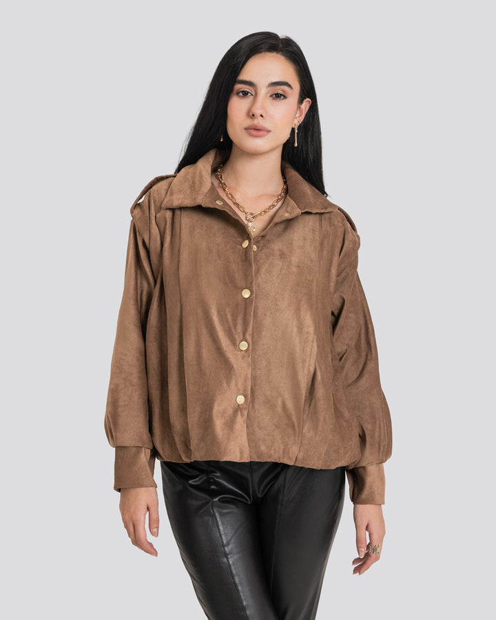 The Fold Jacket - Camel