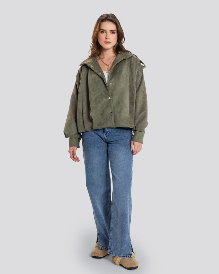 The Fold Jacket - Olive