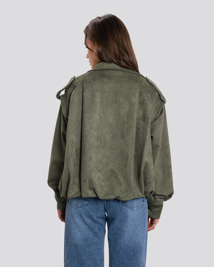 The Fold Jacket - Olive