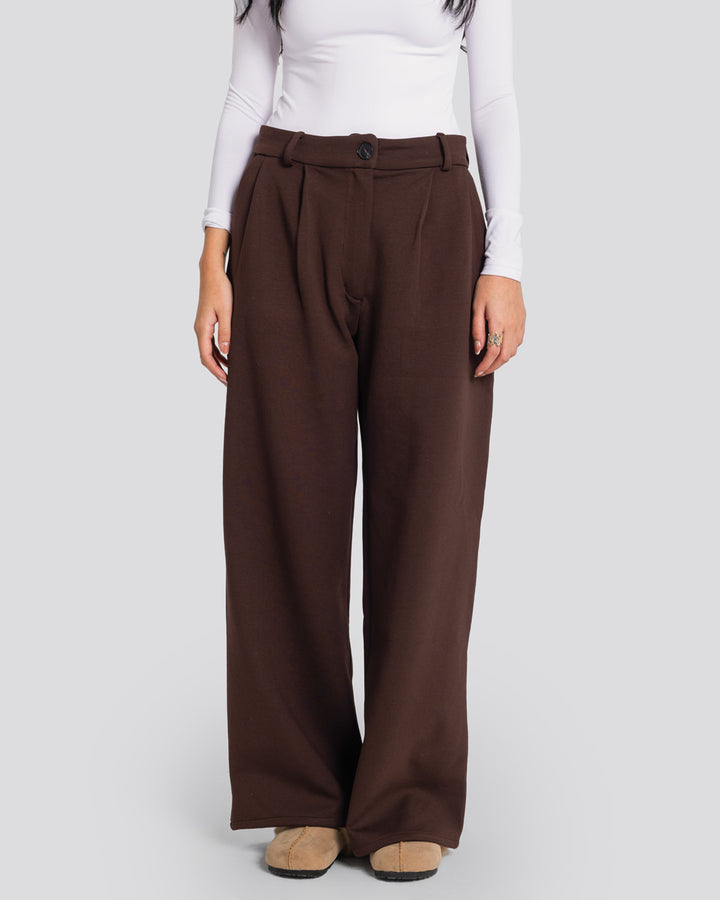The Tailored Pants - Brown