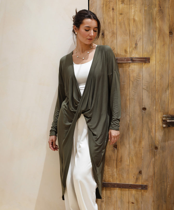 Twisted top - Olive