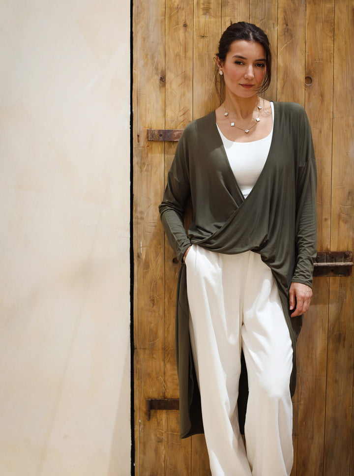 Twisted top - Olive