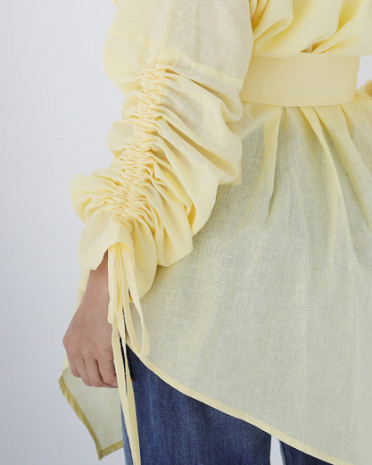 Soft Bloom Cardigan - Yellow