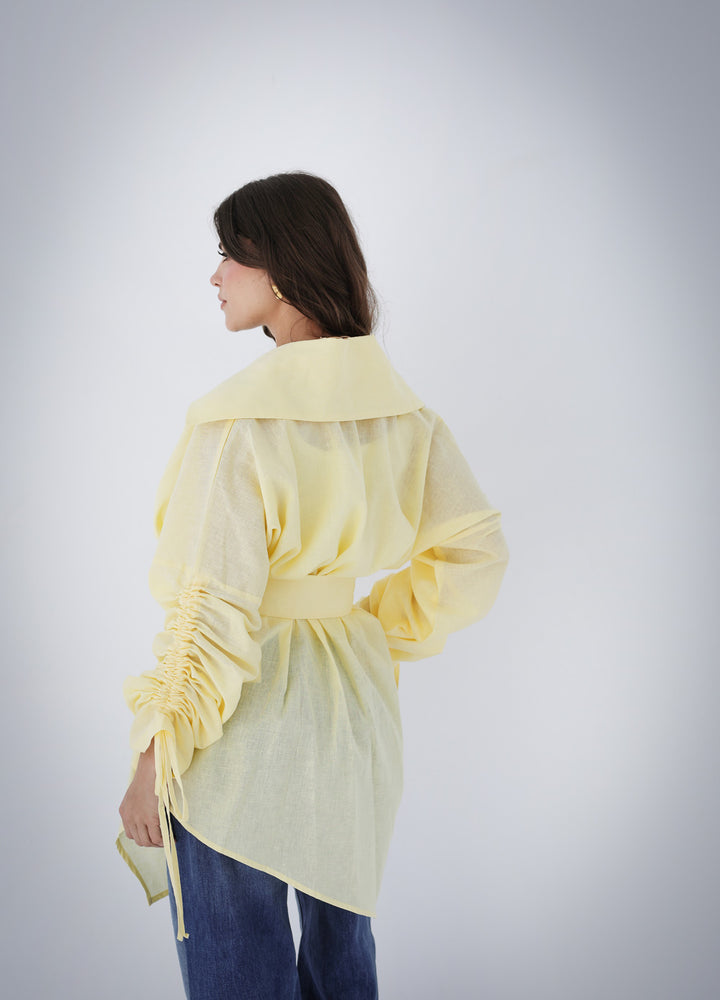 Soft Bloom Cardigan - Yellow