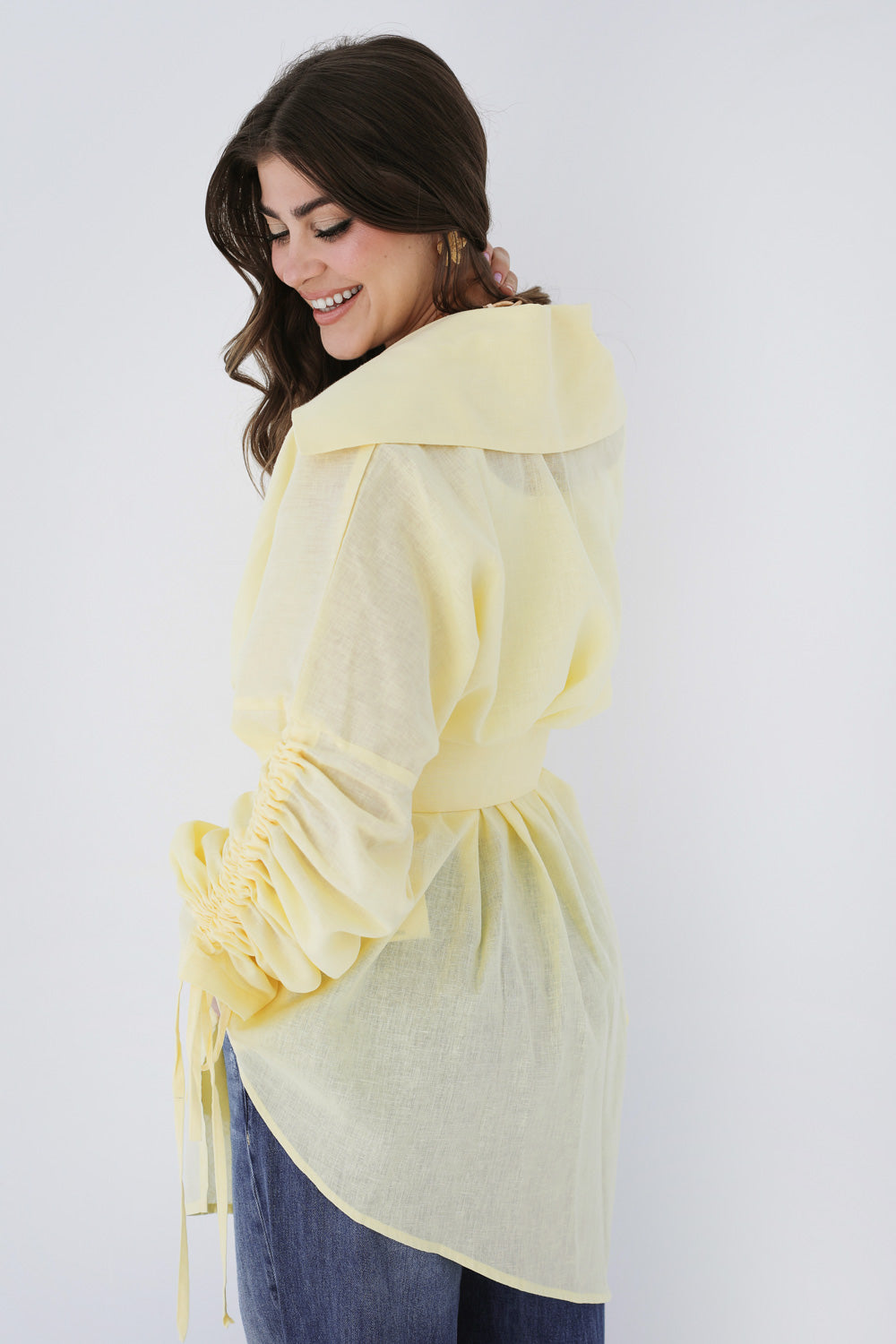 Soft Bloom Cardigan - Yellow