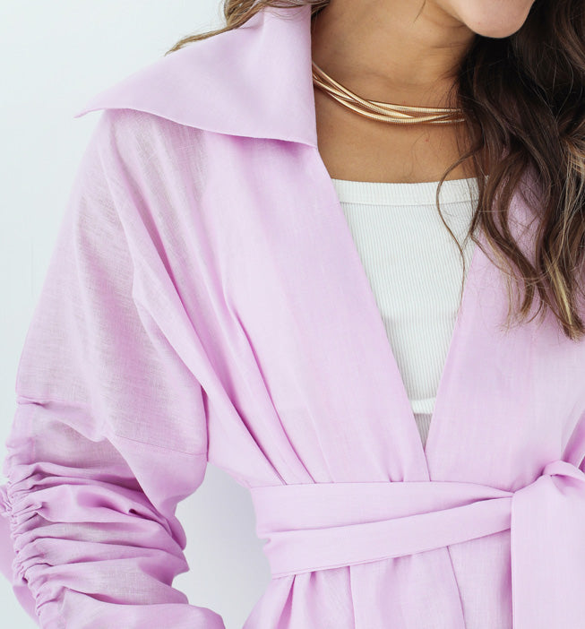 Soft Bloom Cardigan - Baby Pink