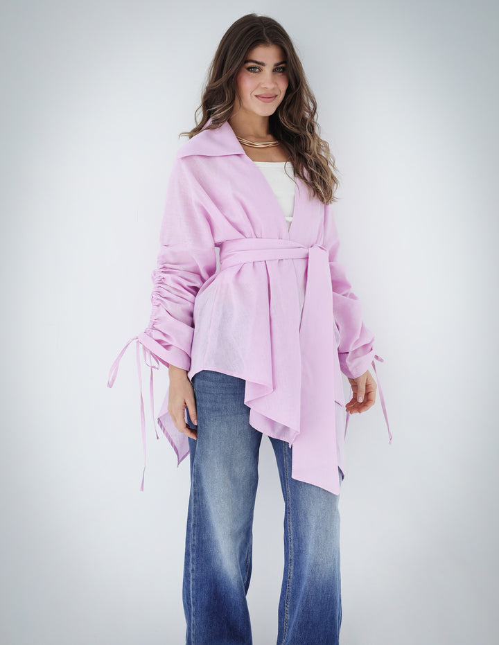 Soft Bloom Cardigan - Baby Pink