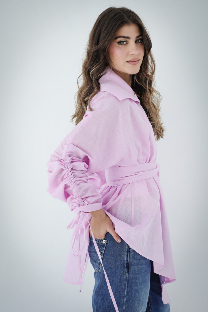 Soft Bloom Cardigan - Baby Pink