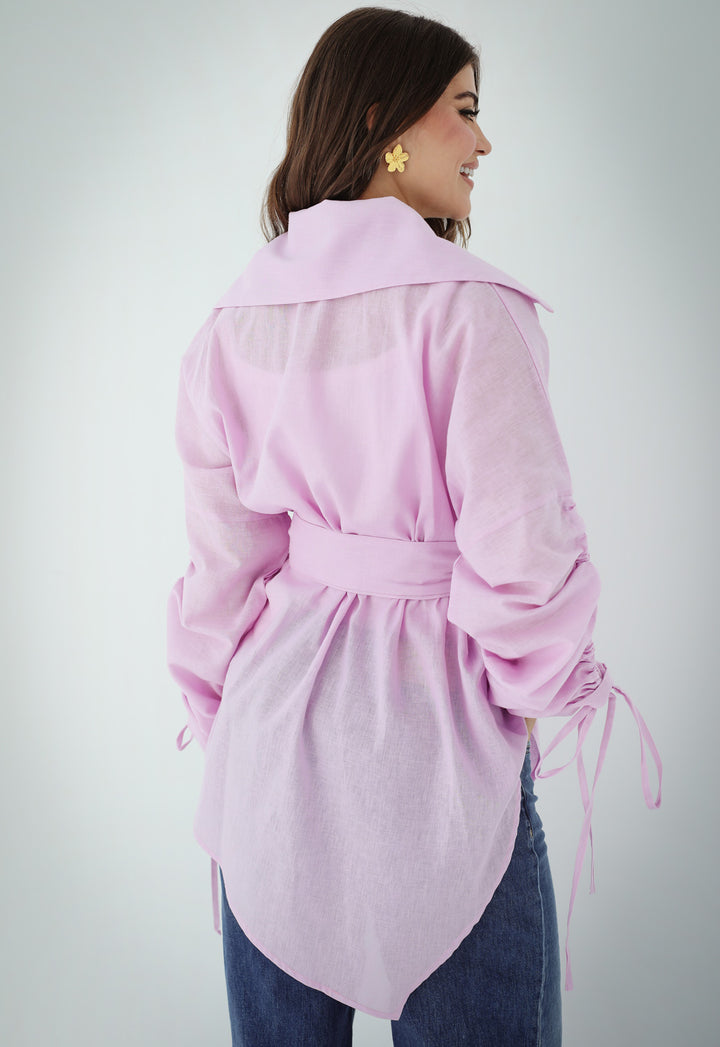 Soft Bloom Cardigan - Baby Pink