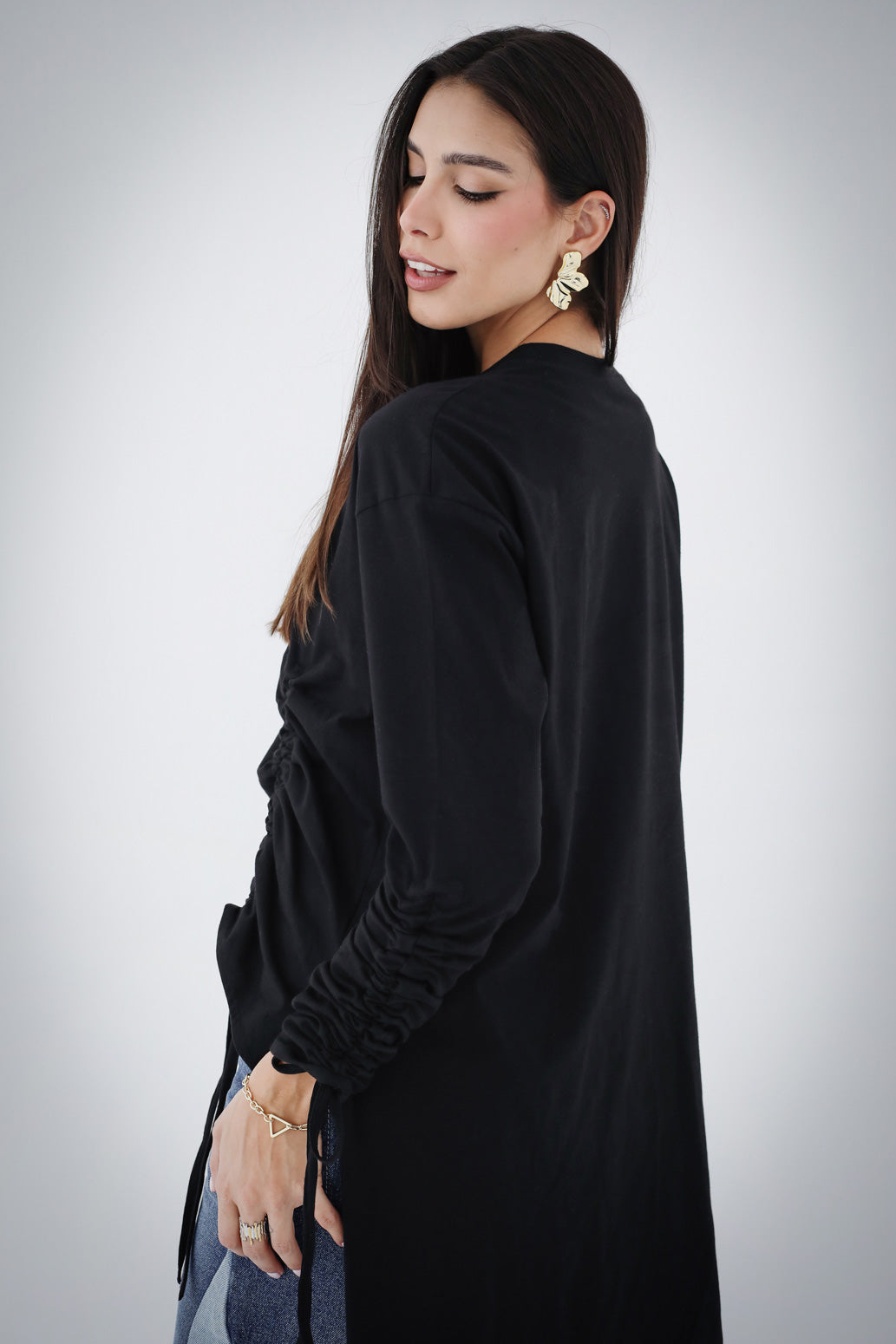 Crushed Asymmetric T-shirt