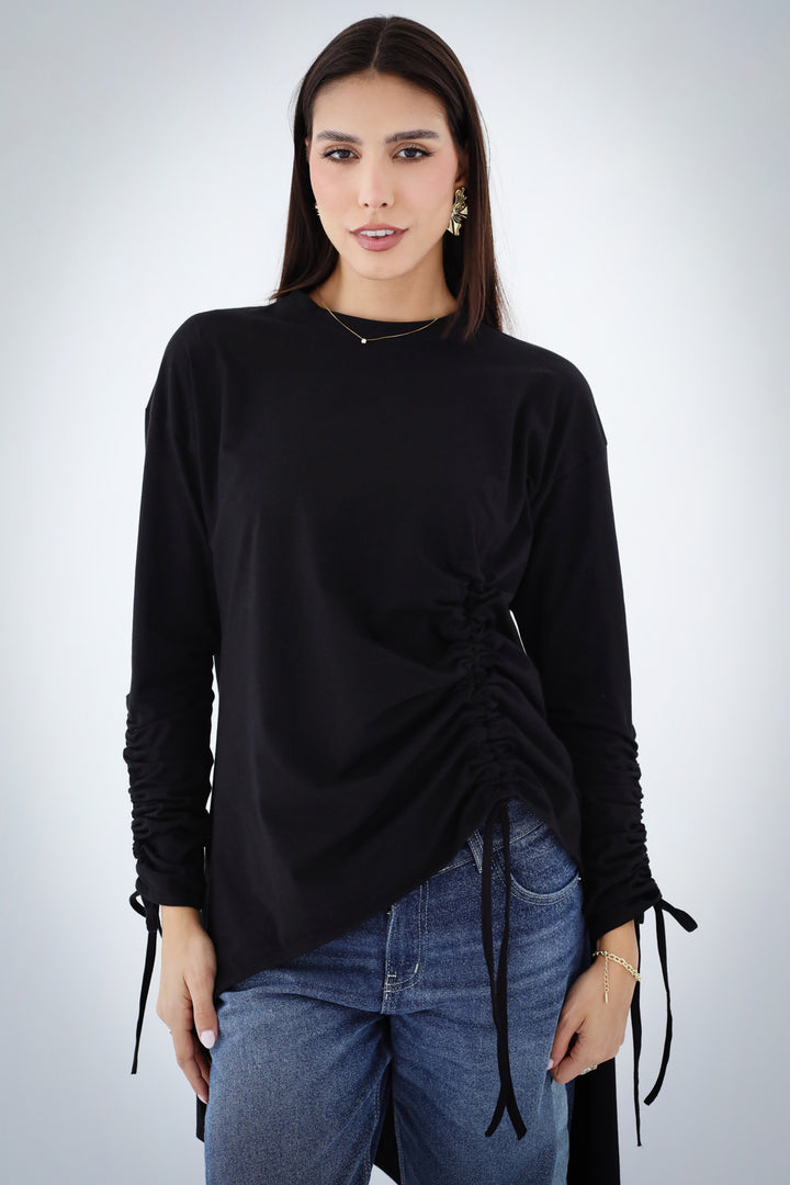 Crushed Asymmetric T-shirt