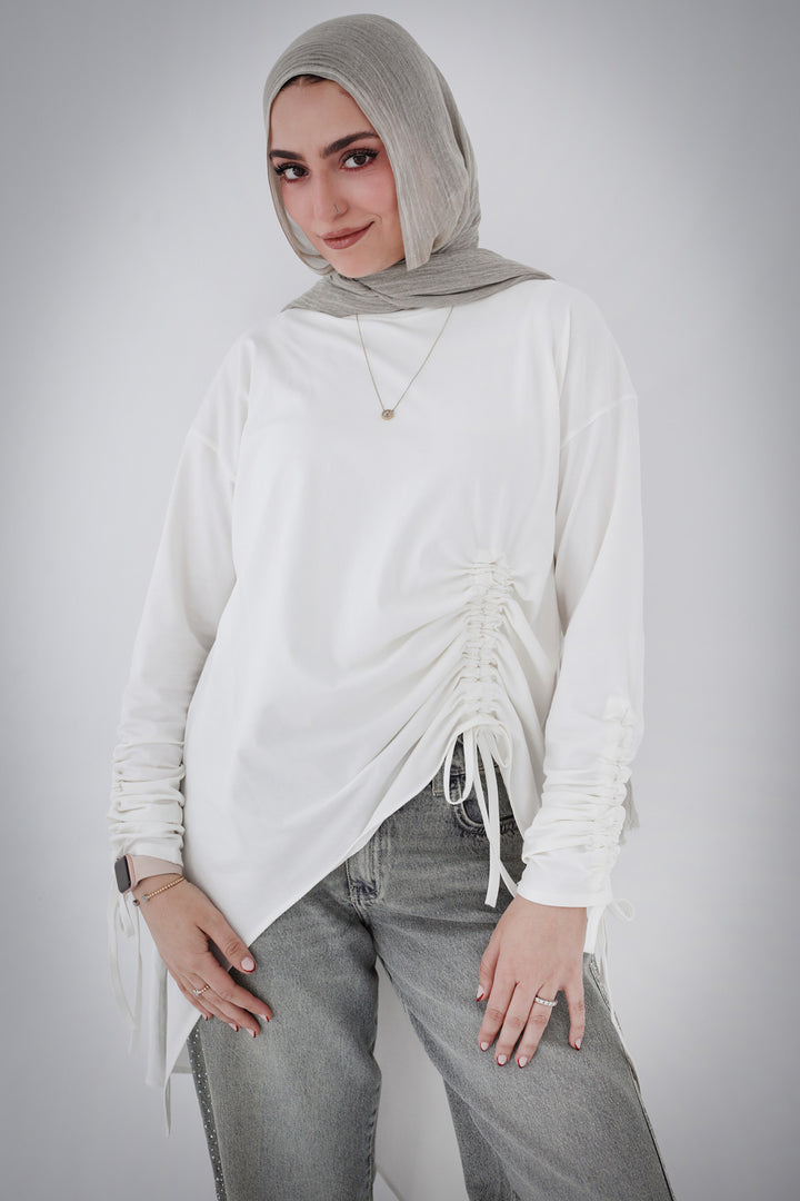 Crushed Asymmetric T-shirt