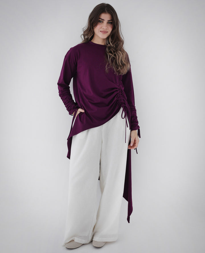 Crushed Asymmetric T-shirt
