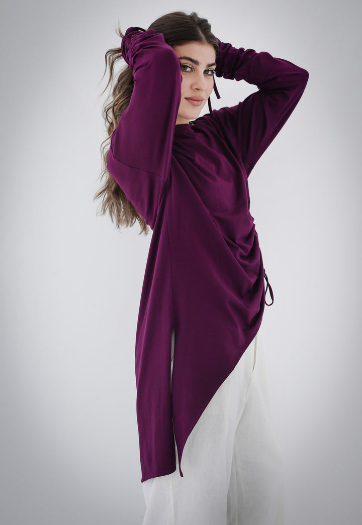 Crushed Asymmetric T-shirt