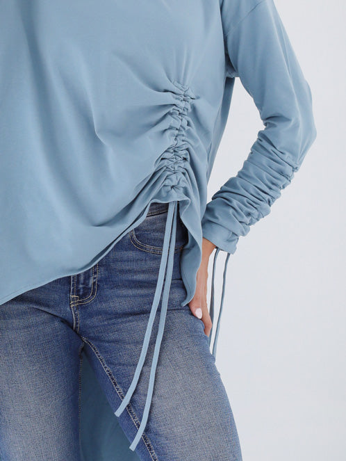 Crushed Asymmetric T-shirt