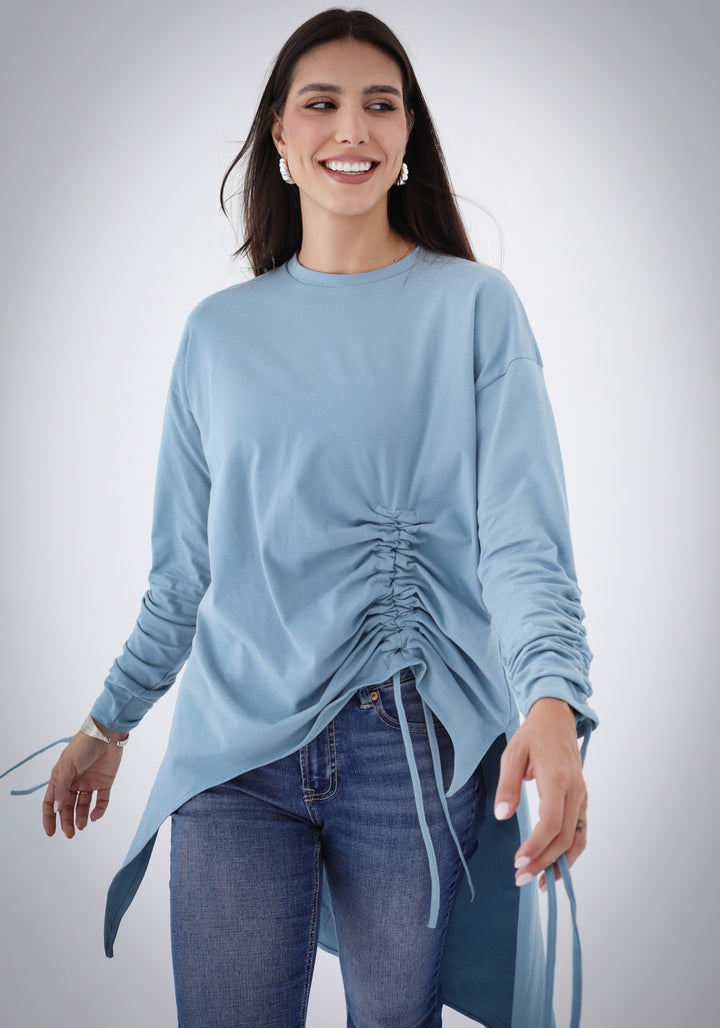 Crushed Asymmetric T-shirt