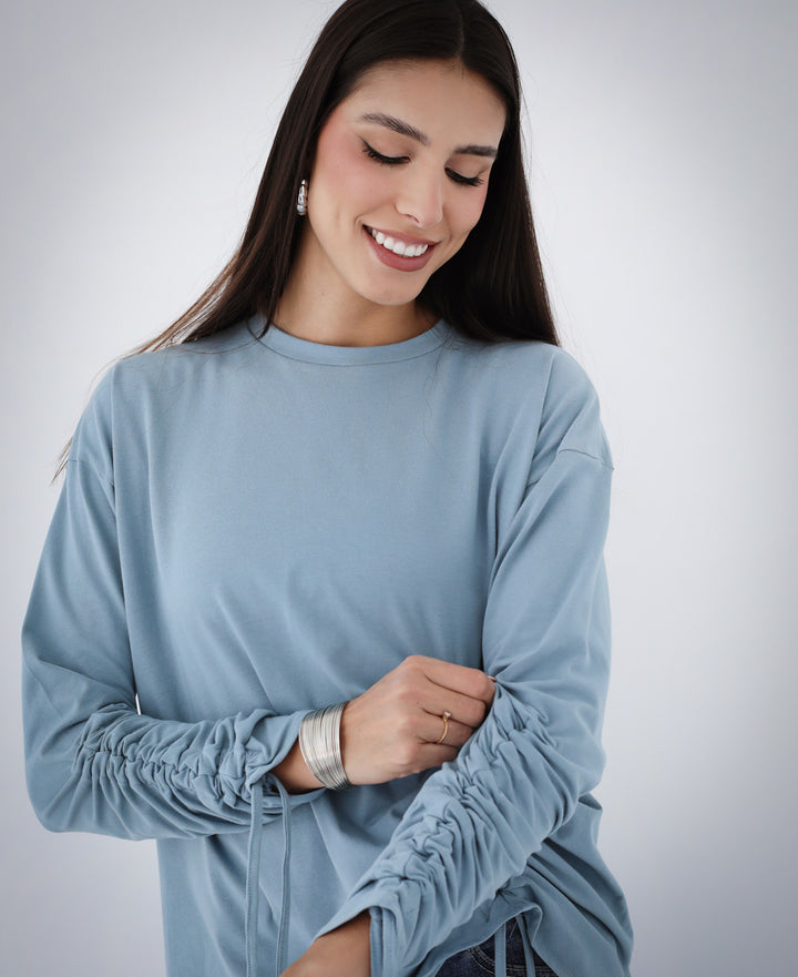 Crushed Asymmetric T-shirt