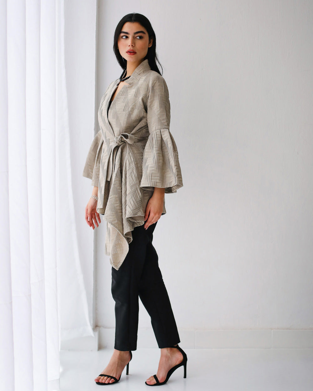 Flowy Draped Jacket