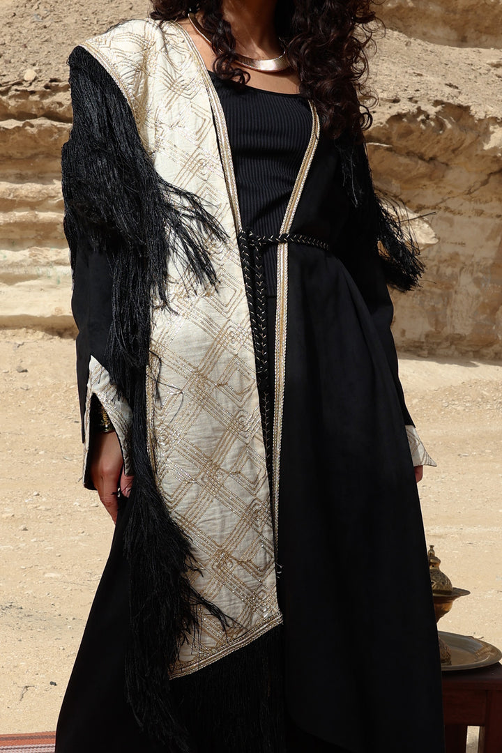 Lail kaftan with scraf