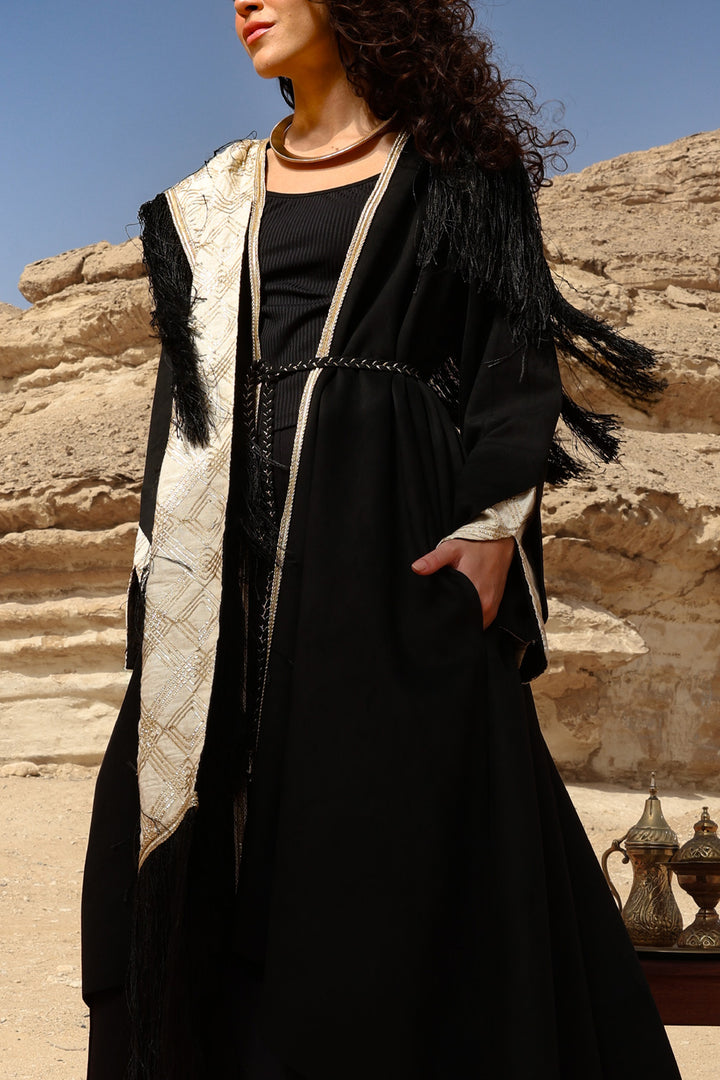 Lail kaftan with scraf