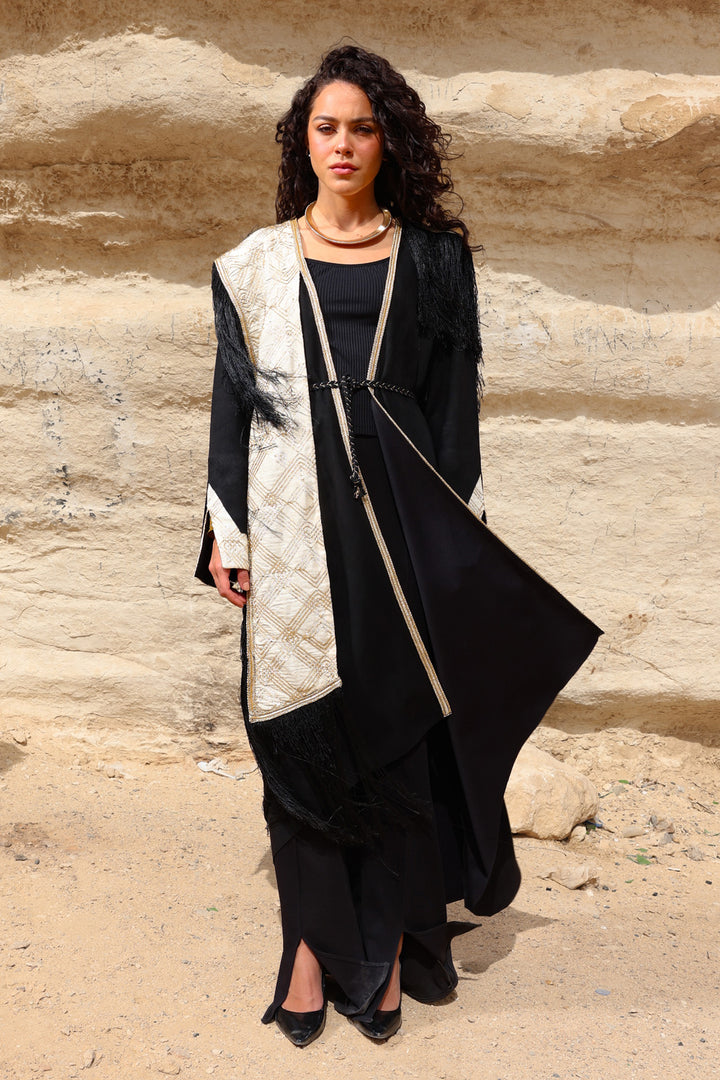 Lail kaftan with scraf