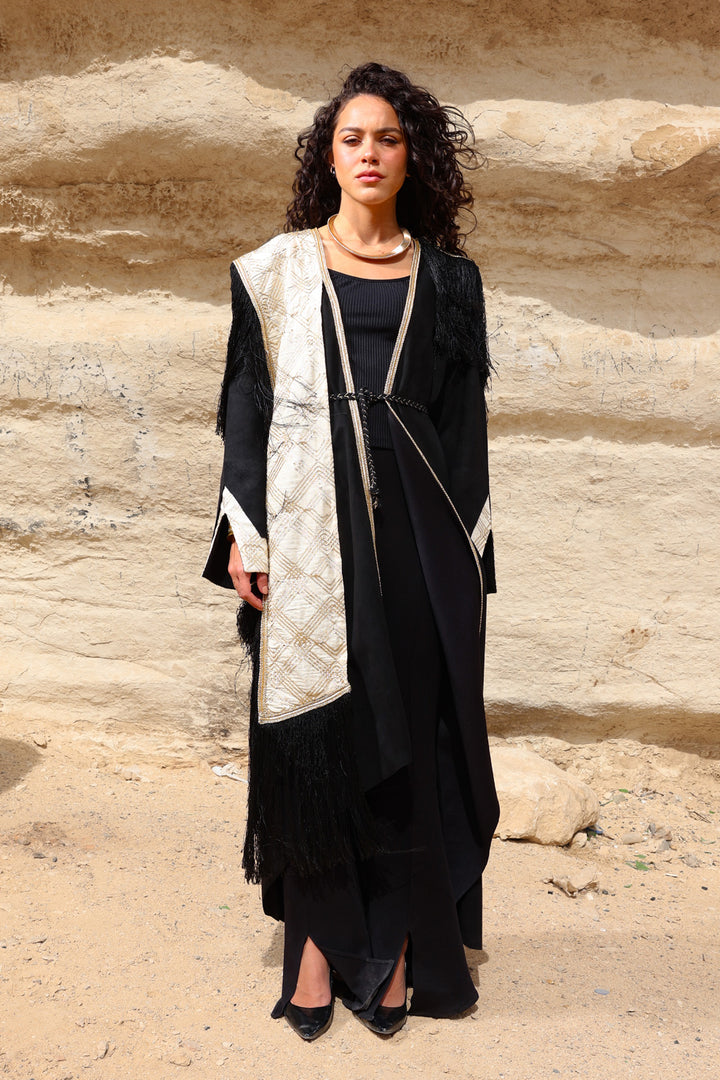 Lail kaftan with scraf