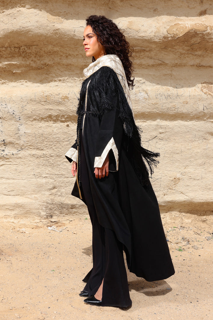 Lail kaftan with scraf