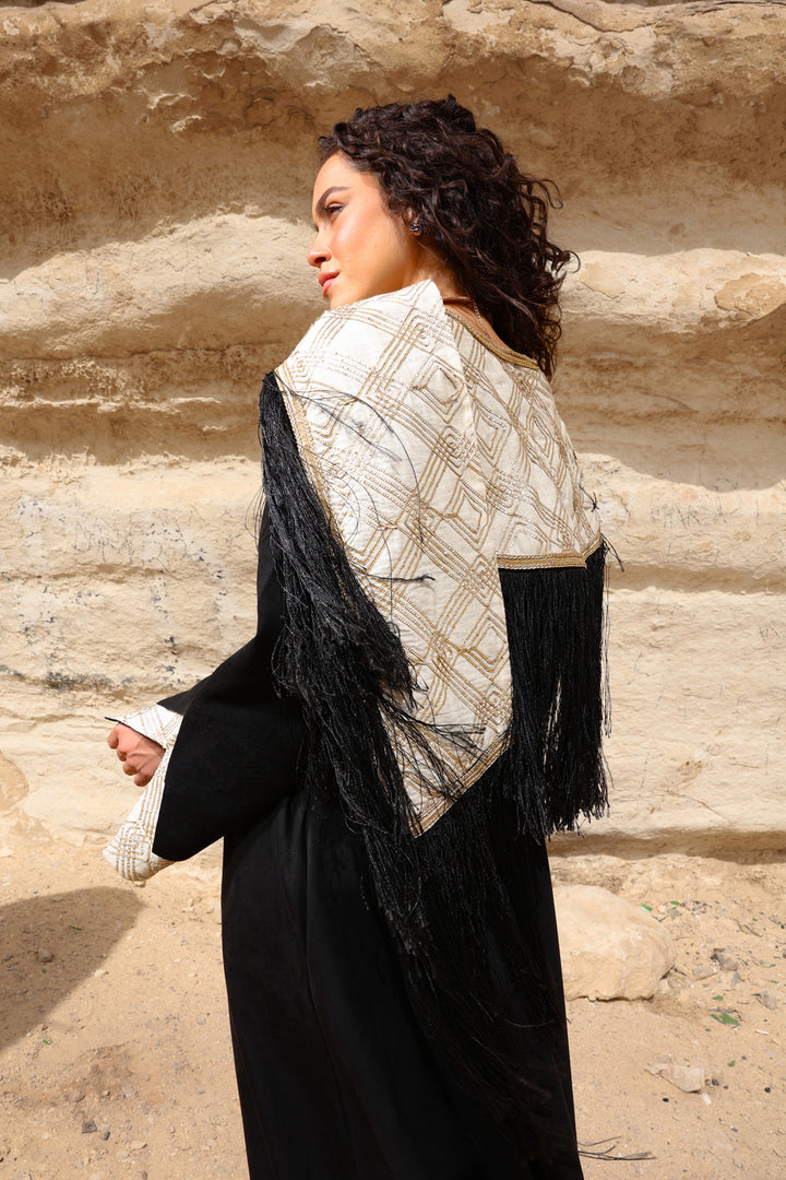 Lail kaftan with scraf