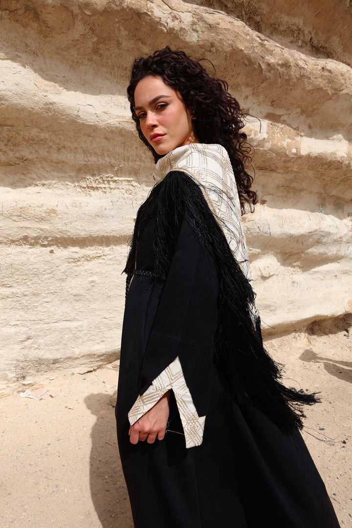 Lail kaftan with scraf