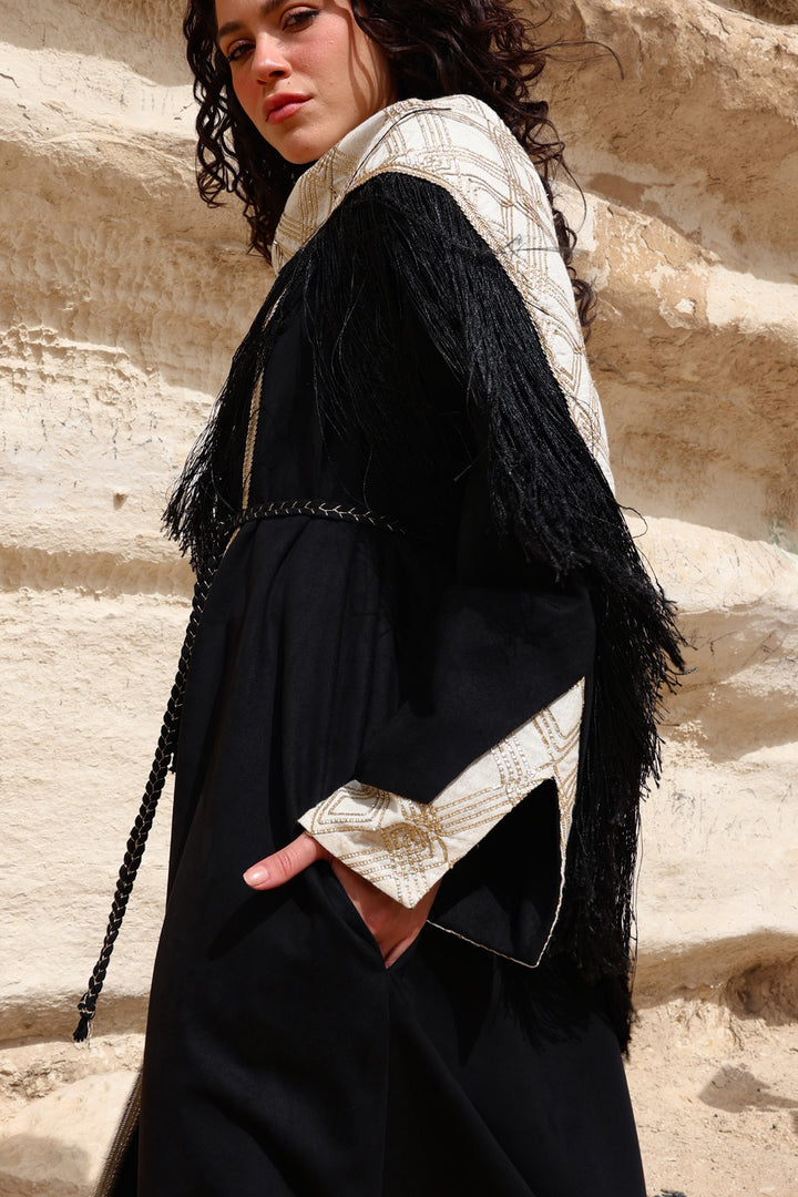 Lail kaftan with scraf