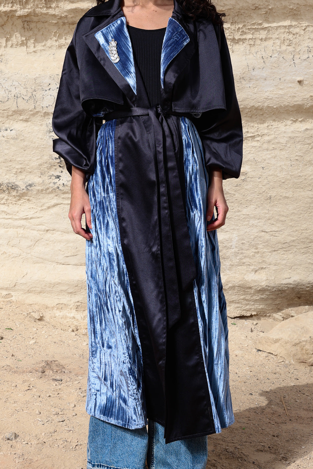 Najm Coat - Baby Blue