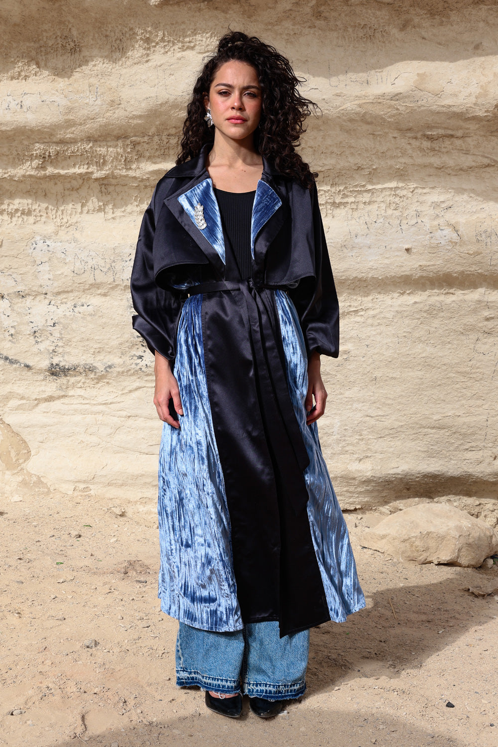 Najm Coat - Baby Blue