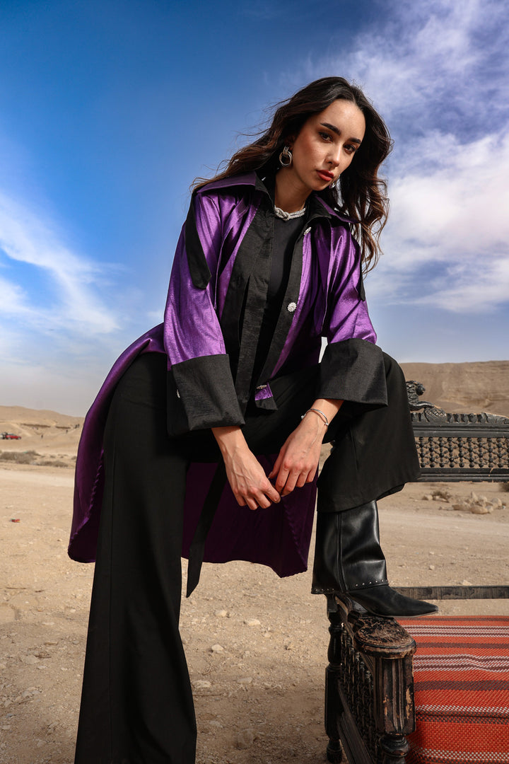 The High–Low Edit Trench - Purple