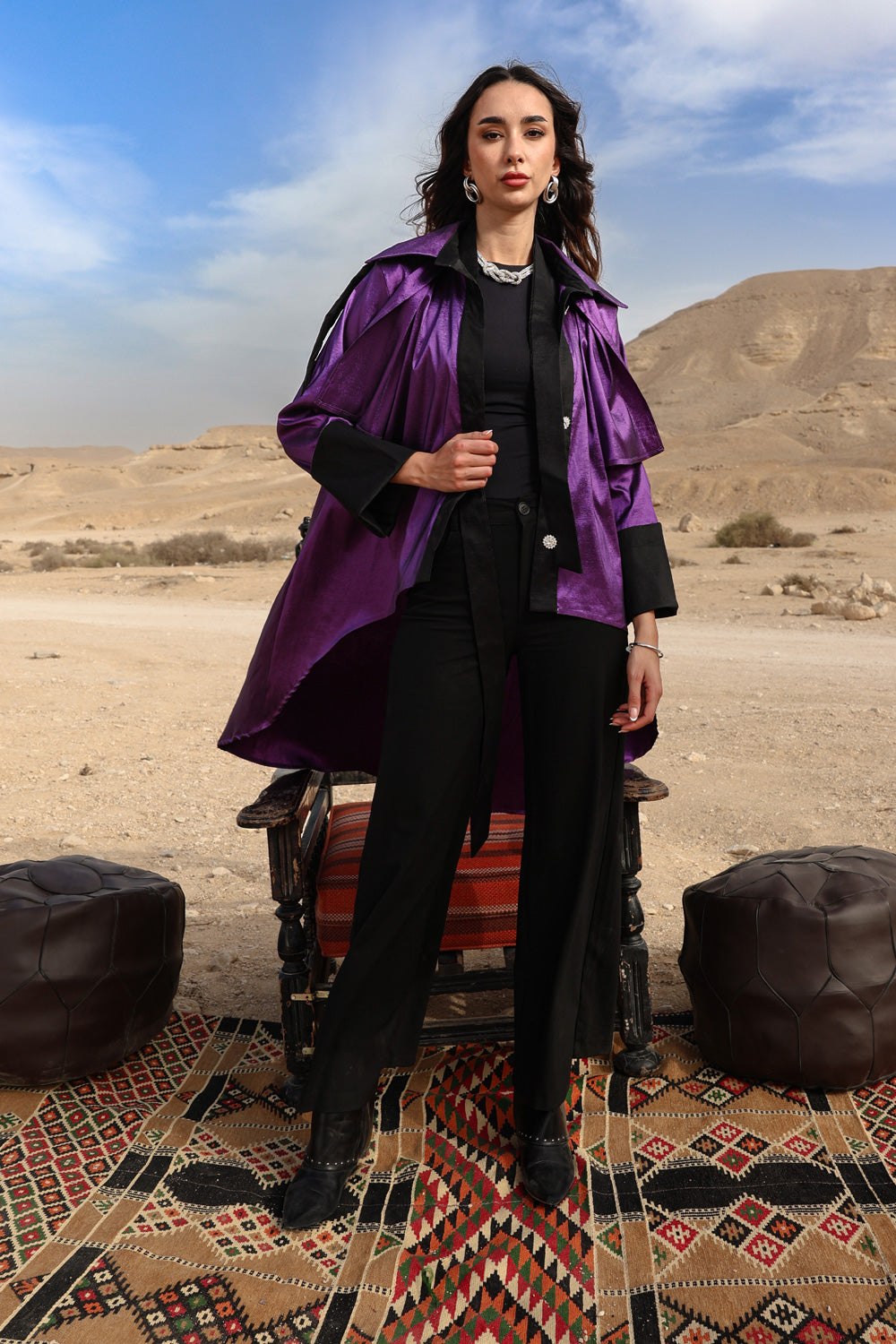 The High–Low Edit Trench - Purple