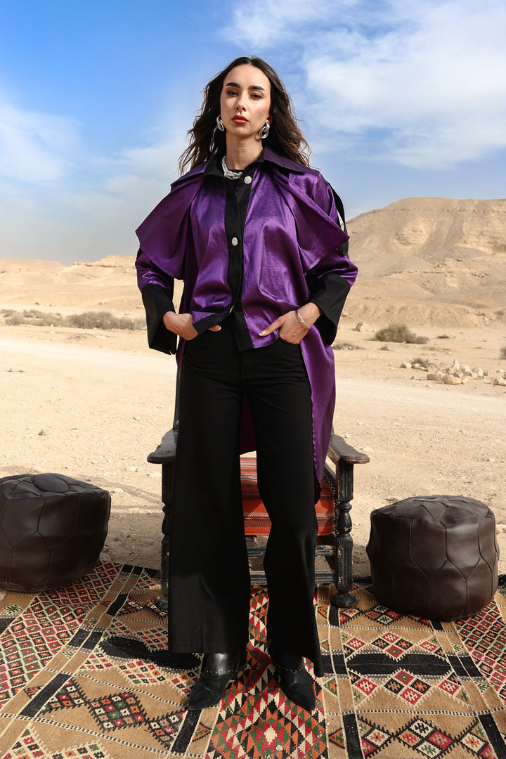 The High–Low Edit Trench - Purple