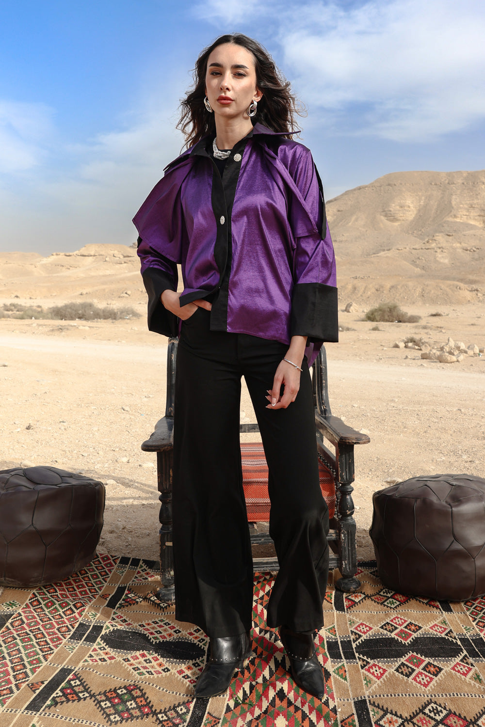 The High–Low Edit Trench - Purple