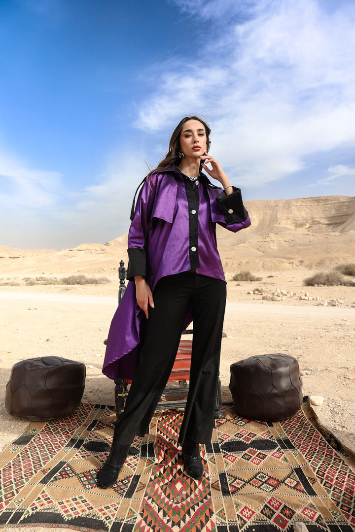 The High–Low Edit Trench - Purple