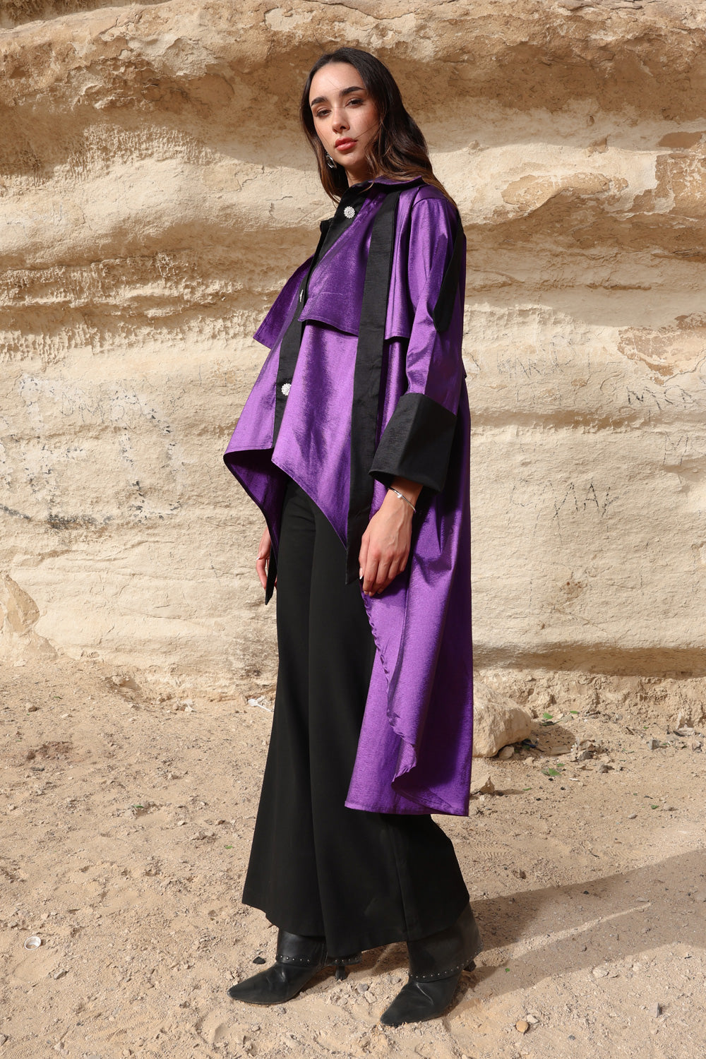 The High–Low Edit Trench - Purple