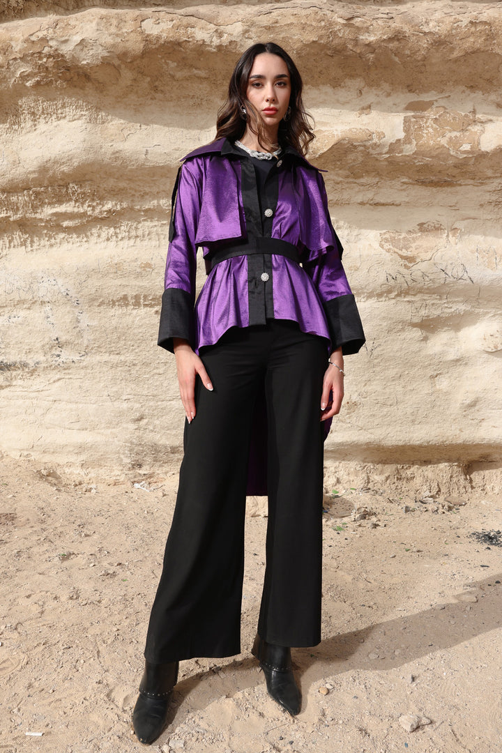 The High–Low Edit Trench - Purple