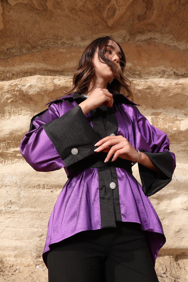 The High–Low Edit Trench - Purple