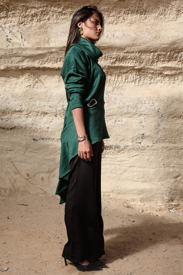 Draped Asymmetric Top